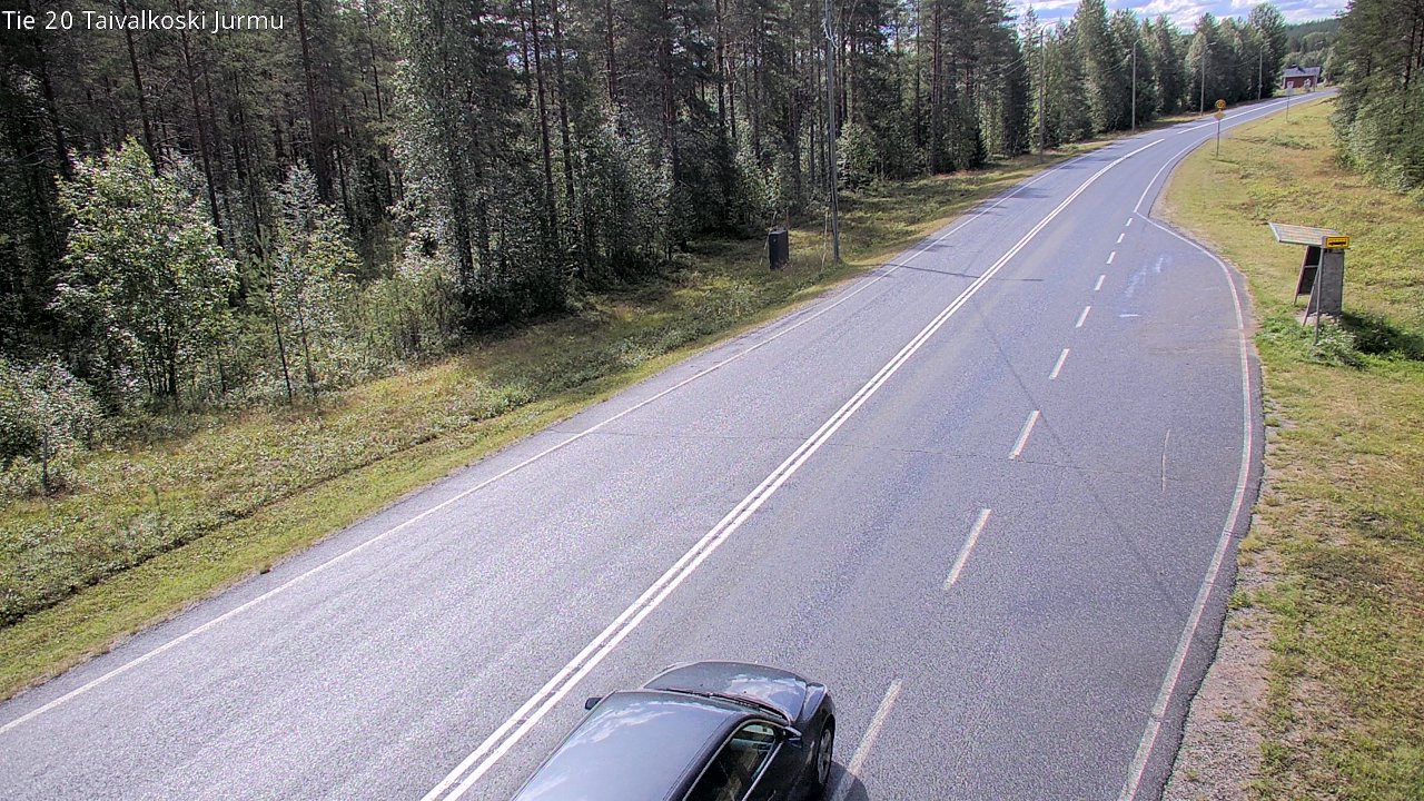 Weather Camera Image Väg 20 Taivalkoski, Jurmu, Taivalkoski, Pohjois-Pohjanmaa