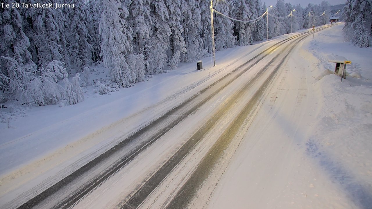 Kelikamerat Kuva Tie 20 Taivalkoski, Jurmu, Taivalkoski, Pohjois-Pohjanmaa
