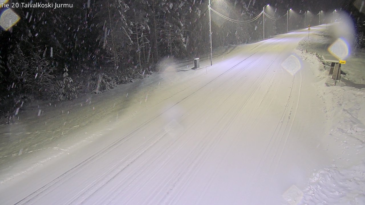 Kelikamerat Kuva Tie 20 Taivalkoski, Jurmu, Taivalkoski, Pohjois-Pohjanmaa