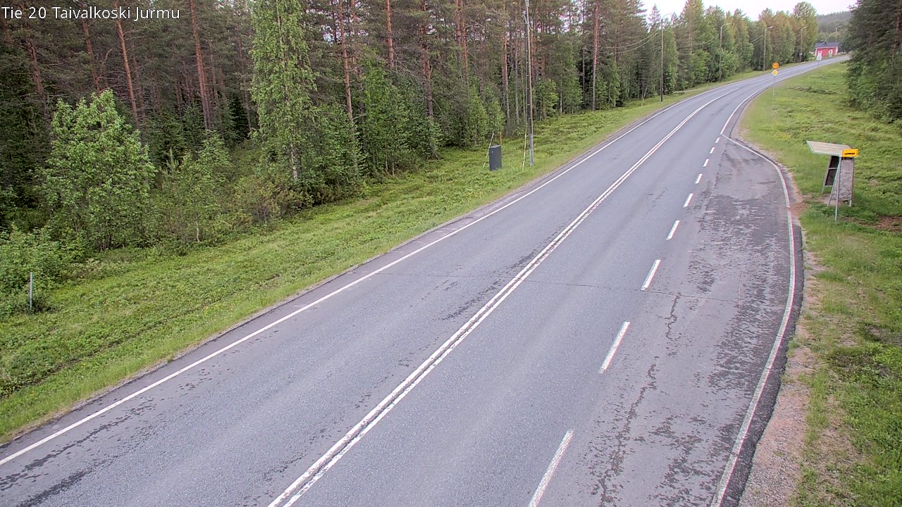 Kelikamerat Kuva Tie 20 Taivalkoski, Jurmu, Taivalkoski, Pohjois-Pohjanmaa