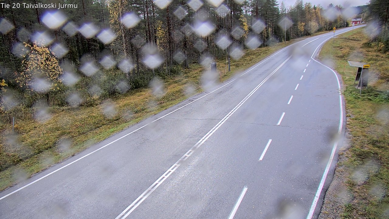 Weather Camera Image Road 20 Taivalkoski, Jurmu, Taivalkoski, Pohjois-Pohjanmaa