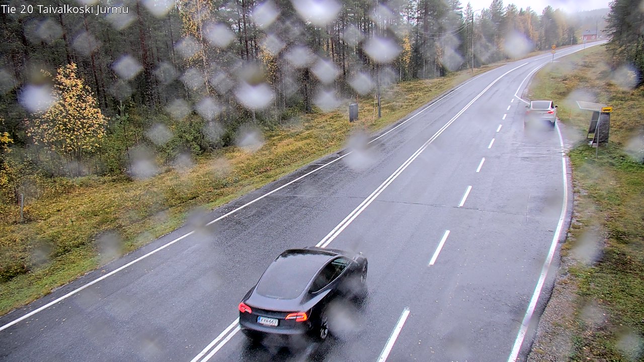 Weather Camera Image Road 20 Taivalkoski, Jurmu, Taivalkoski, Pohjois-Pohjanmaa