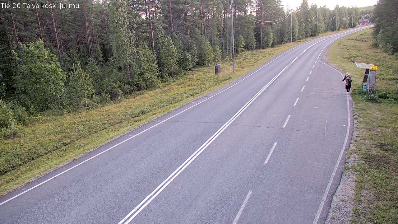 Kelikamerat Kuva Tie 20 Taivalkoski, Jurmu, Taivalkoski, Pohjois-Pohjanmaa