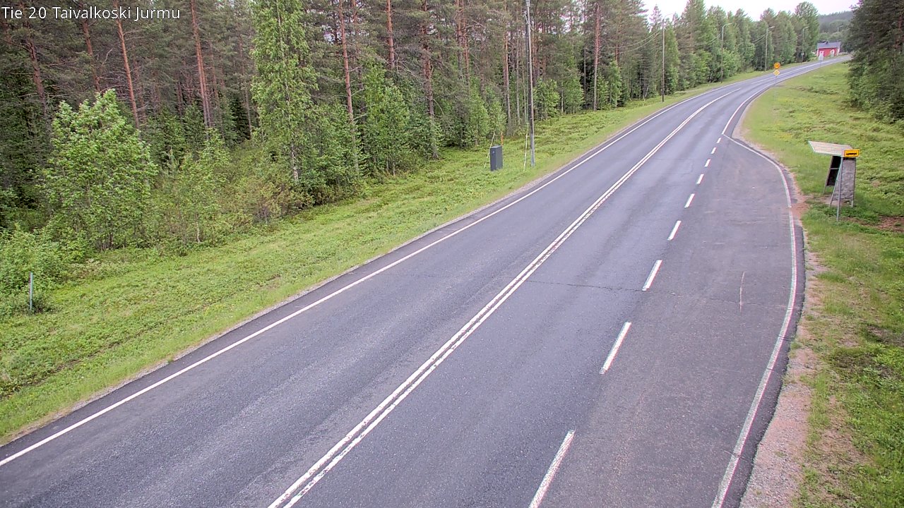 Kelikamerat Kuva Tie 20 Taivalkoski, Jurmu, Taivalkoski, Pohjois-Pohjanmaa