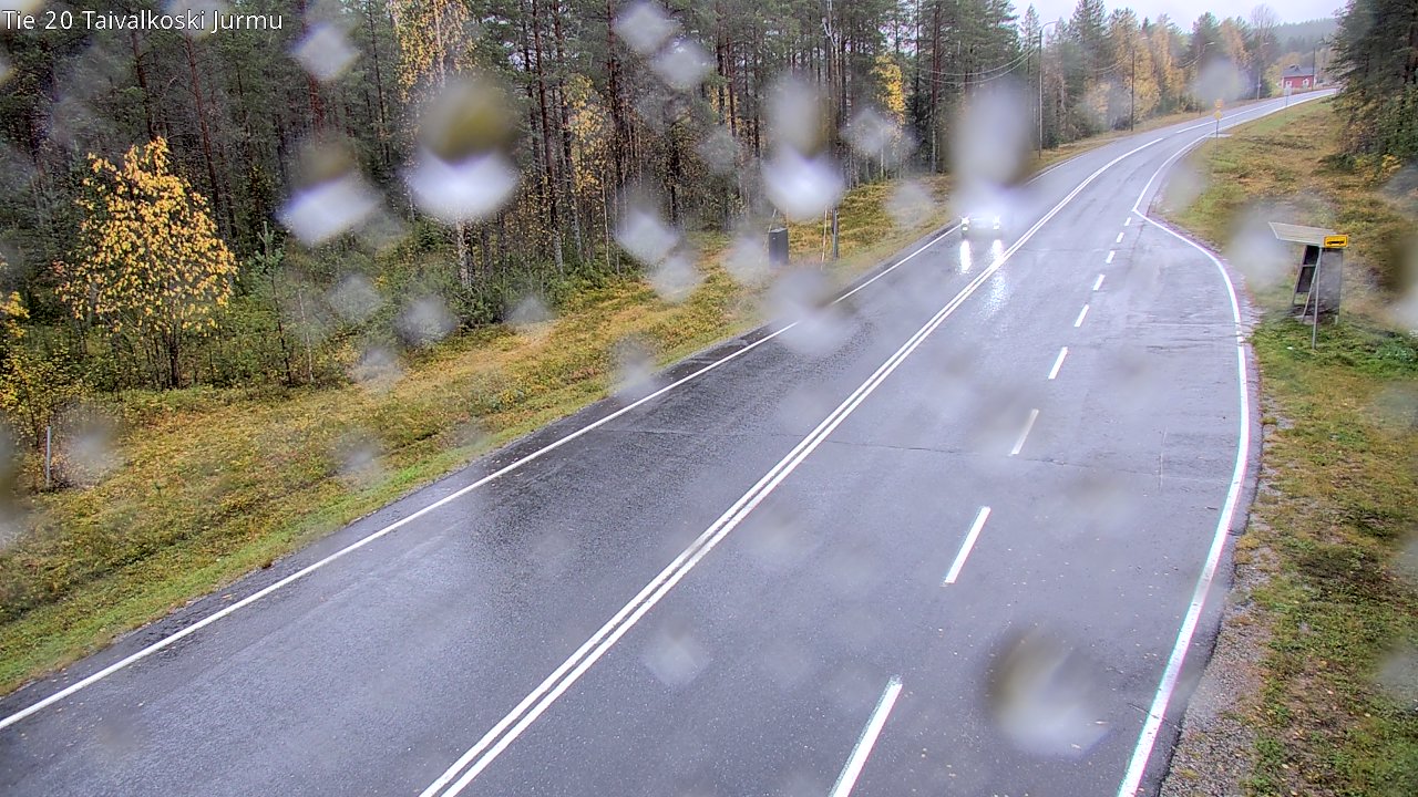 Weather Camera Image Väg 20 Taivalkoski, Jurmu, Taivalkoski, Pohjois-Pohjanmaa