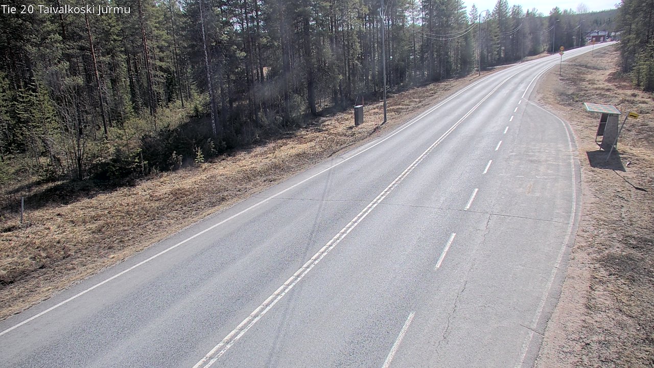 Weather Camera Image Väg 20 Taivalkoski, Jurmu, Taivalkoski, Pohjois-Pohjanmaa