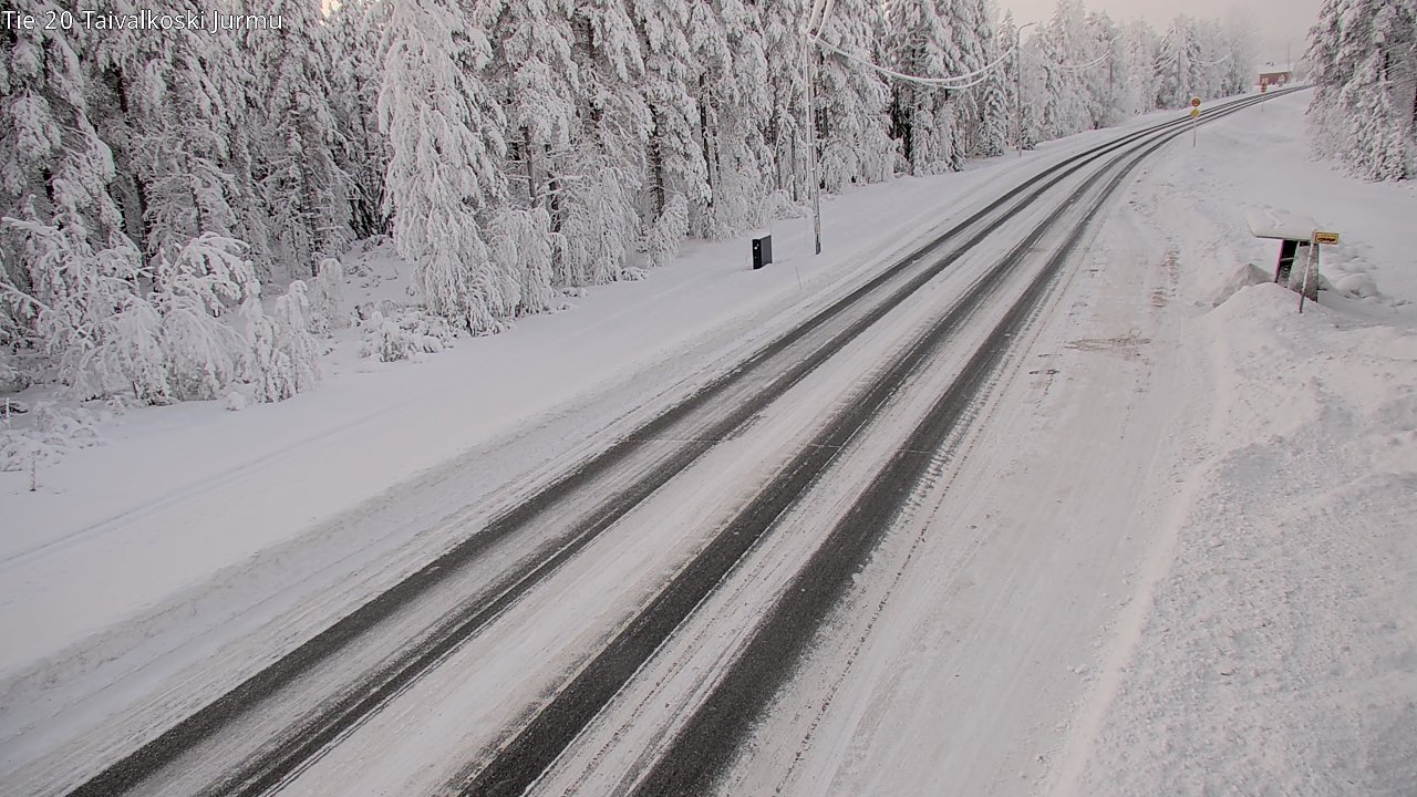 Kelikamerat Kuva Tie 20 Taivalkoski, Jurmu, Taivalkoski, Pohjois-Pohjanmaa