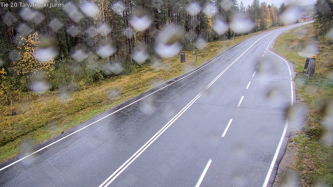 Weather Camera Image Väg 20 Taivalkoski, Jurmu, Taivalkoski, Pohjois-Pohjanmaa