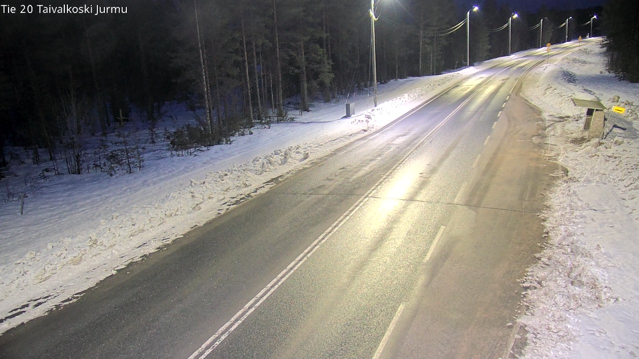 Kelikamerat Kuva Tie 20 Taivalkoski, Jurmu, Taivalkoski, Pohjois-Pohjanmaa