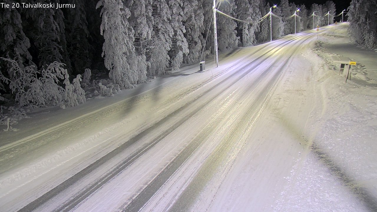 Kelikamerat Kuva Tie 20 Taivalkoski, Jurmu, Taivalkoski, Pohjois-Pohjanmaa