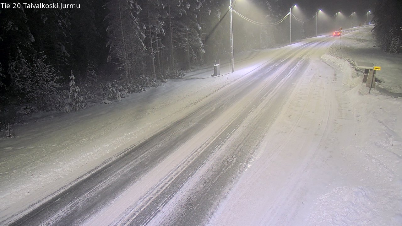 Weather Camera Image Väg 20 Taivalkoski, Jurmu, Taivalkoski, Pohjois-Pohjanmaa
