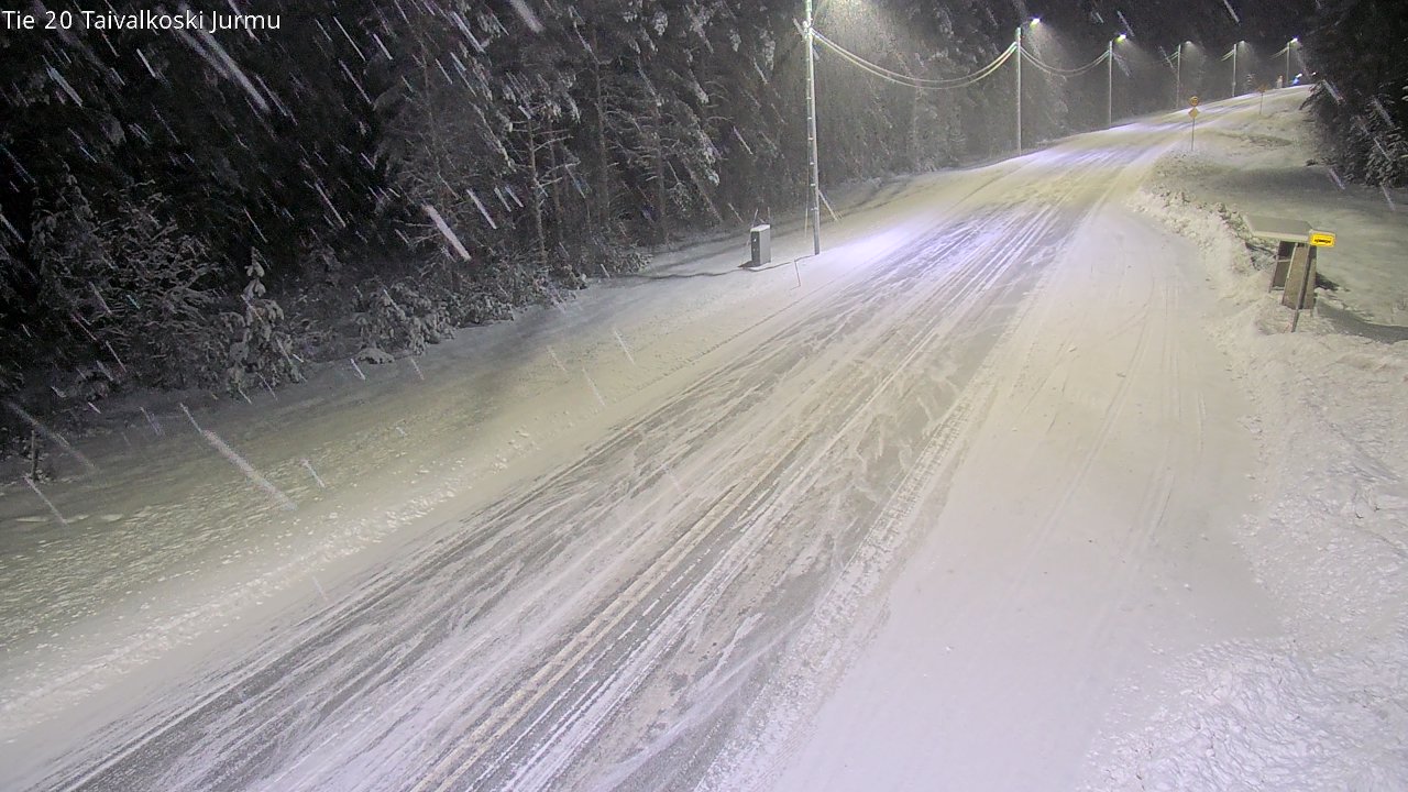 Kelikamerat Kuva Tie 20 Taivalkoski, Jurmu, Taivalkoski, Pohjois-Pohjanmaa