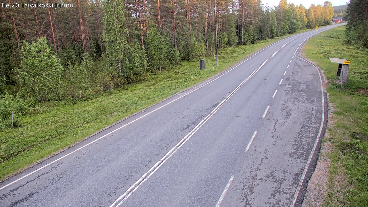 Kelikamerat Kuva Tie 20 Taivalkoski, Jurmu, Taivalkoski, Pohjois-Pohjanmaa