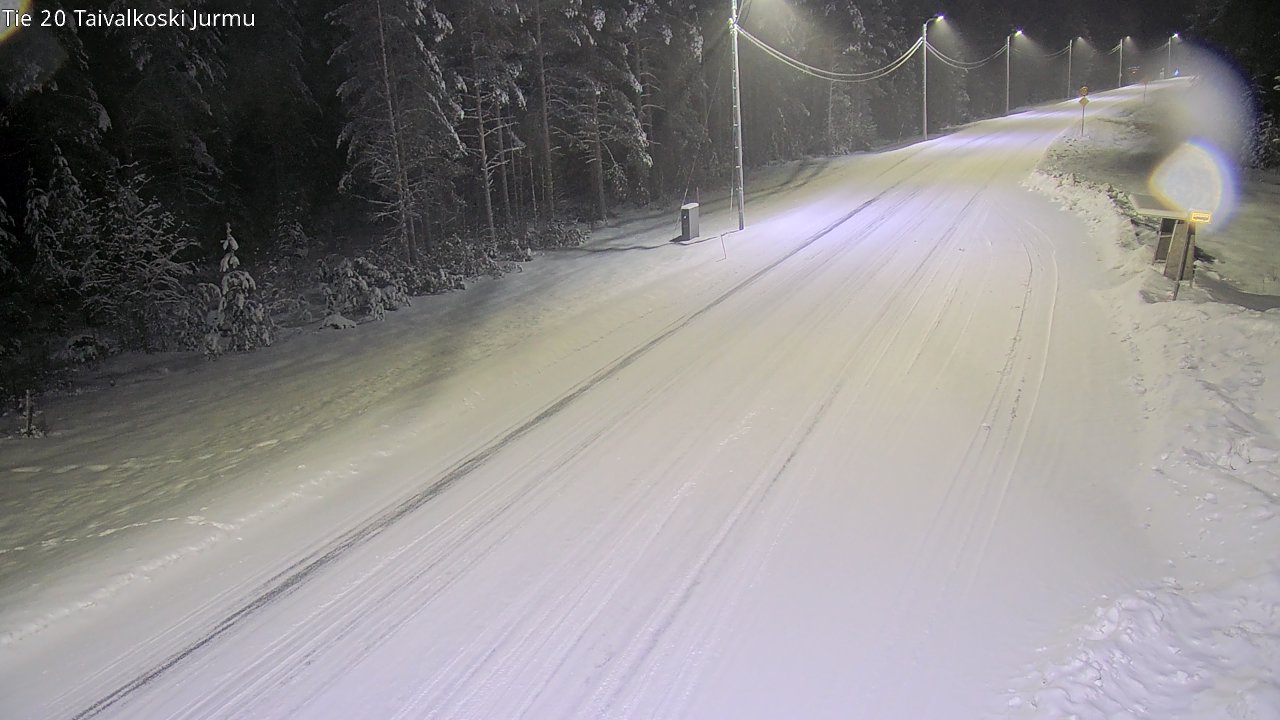 Kelikamerat Kuva Tie 20 Taivalkoski, Jurmu, Taivalkoski, Pohjois-Pohjanmaa