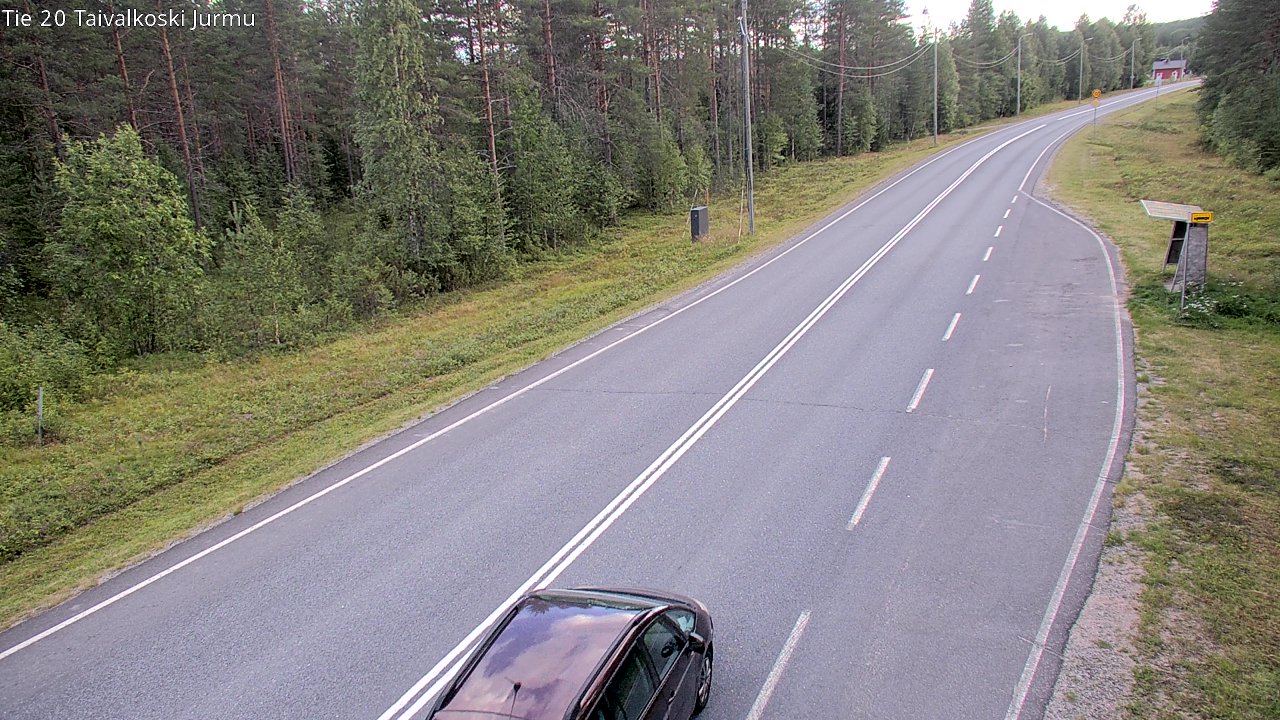 Kelikamerat Kuva Tie 20 Taivalkoski, Jurmu, Taivalkoski, Pohjois-Pohjanmaa