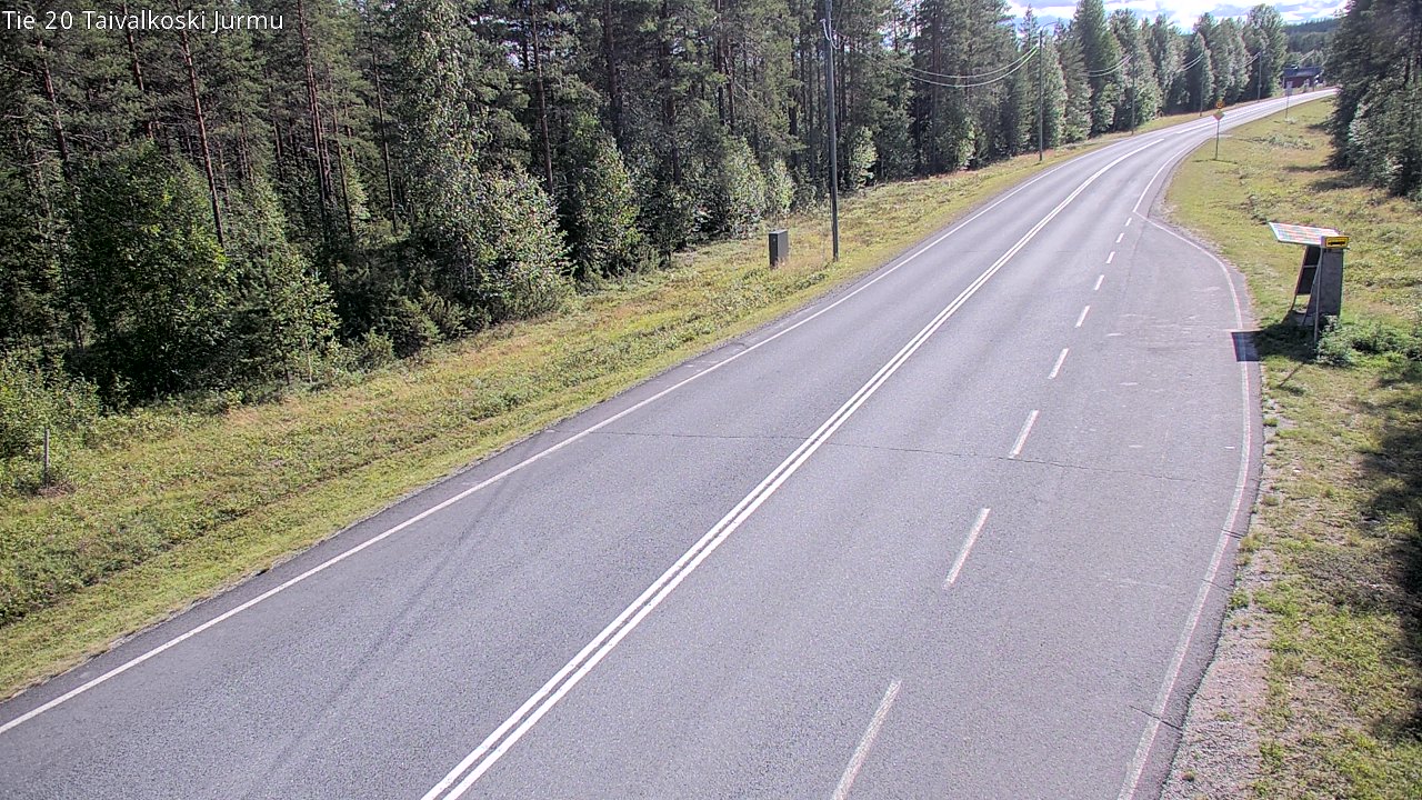 Kelikamerat Kuva Tie 20 Taivalkoski, Jurmu, Taivalkoski, Pohjois-Pohjanmaa