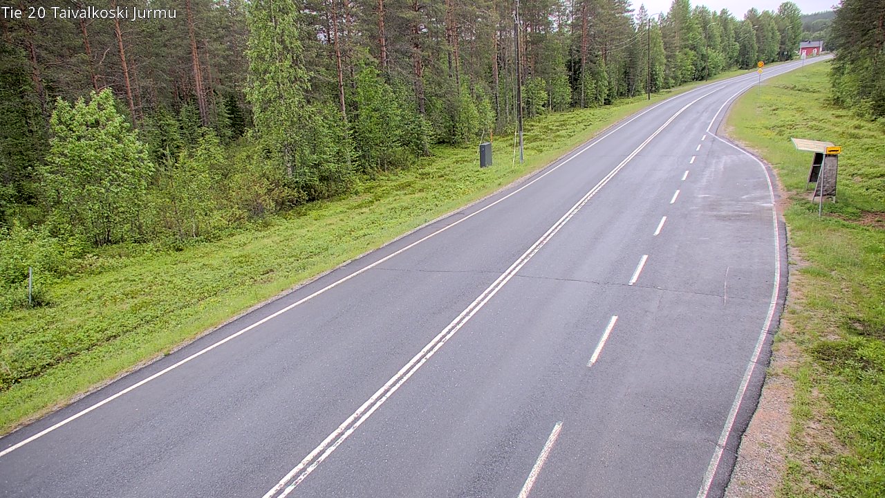 Kelikamerat Kuva Tie 20 Taivalkoski, Jurmu, Taivalkoski, Pohjois-Pohjanmaa