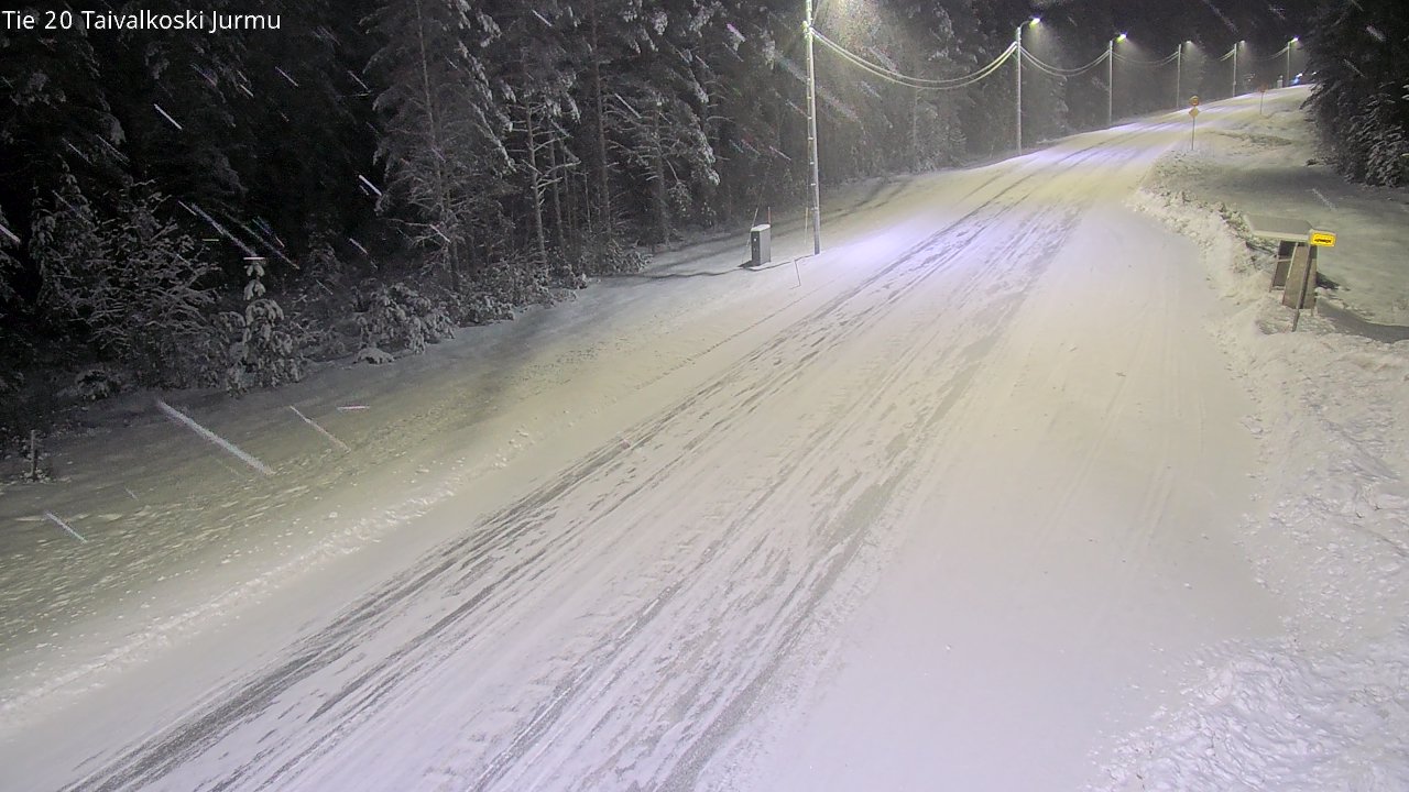 Kelikamerat Kuva Tie 20 Taivalkoski, Jurmu, Taivalkoski, Pohjois-Pohjanmaa