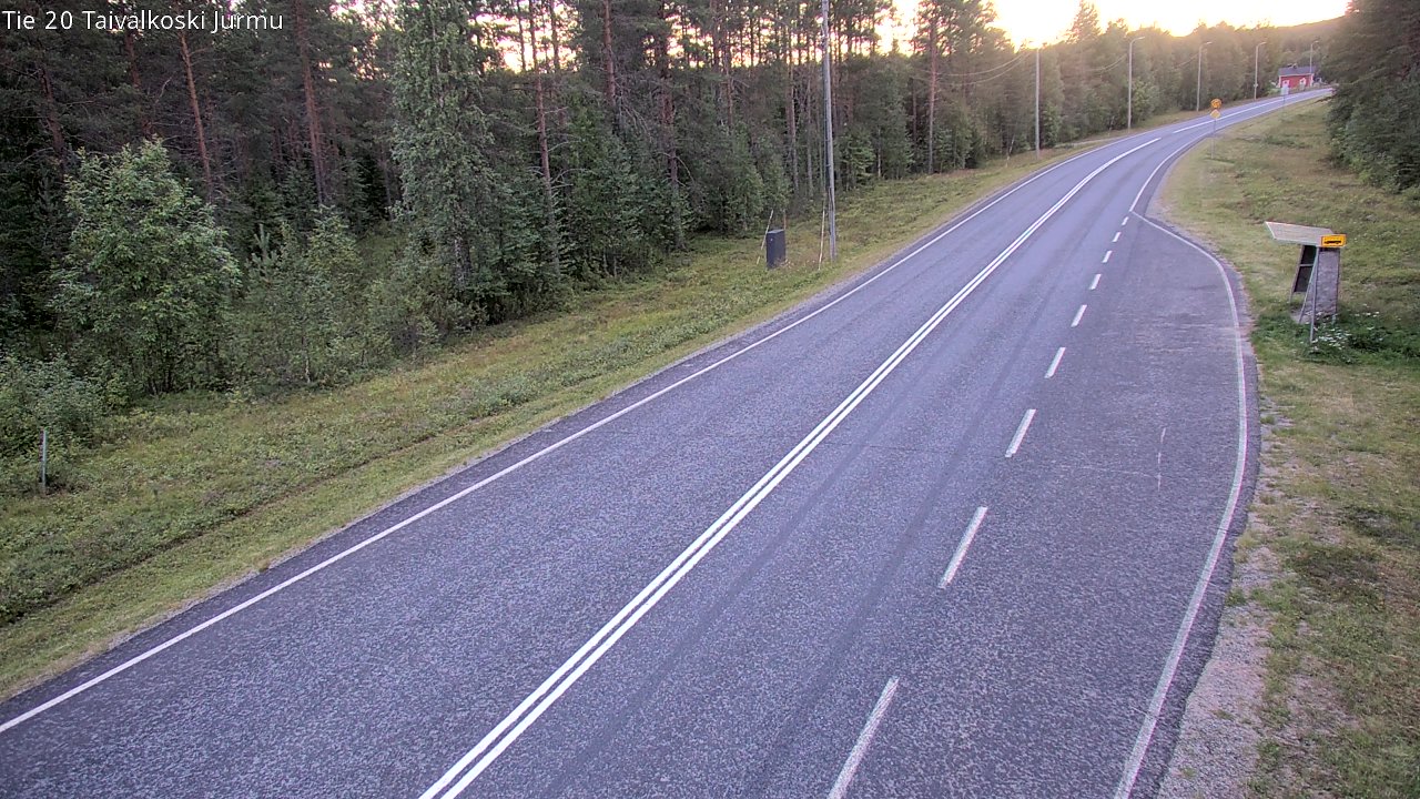 Kelikamerat Kuva Tie 20 Taivalkoski, Jurmu, Taivalkoski, Pohjois-Pohjanmaa