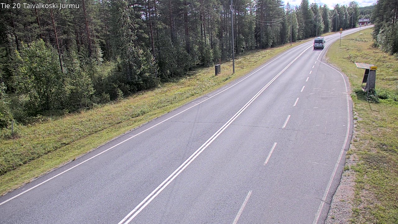 Weather Camera Image Road 20 Taivalkoski, Jurmu, Taivalkoski, Pohjois-Pohjanmaa