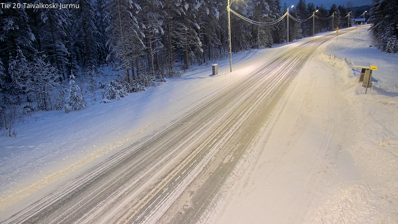 Kelikamerat Kuva Tie 20 Taivalkoski, Jurmu, Taivalkoski, Pohjois-Pohjanmaa