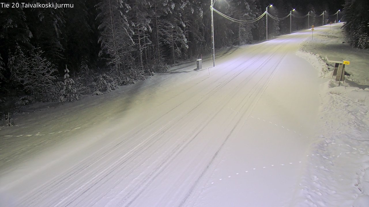 Kelikamerat Kuva Tie 20 Taivalkoski, Jurmu, Taivalkoski, Pohjois-Pohjanmaa