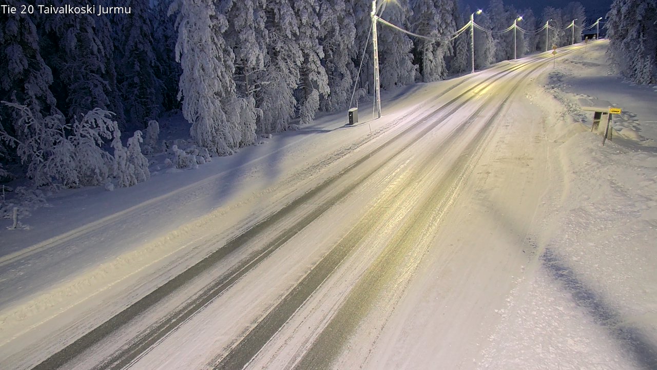 Kelikamerat Kuva Tie 20 Taivalkoski, Jurmu, Taivalkoski, Pohjois-Pohjanmaa