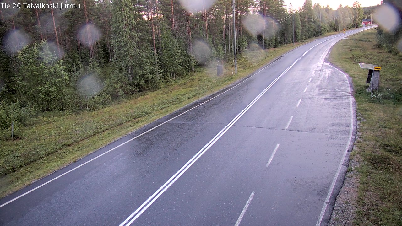Kelikamerat Kuva Tie 20 Taivalkoski, Jurmu, Taivalkoski, Pohjois-Pohjanmaa