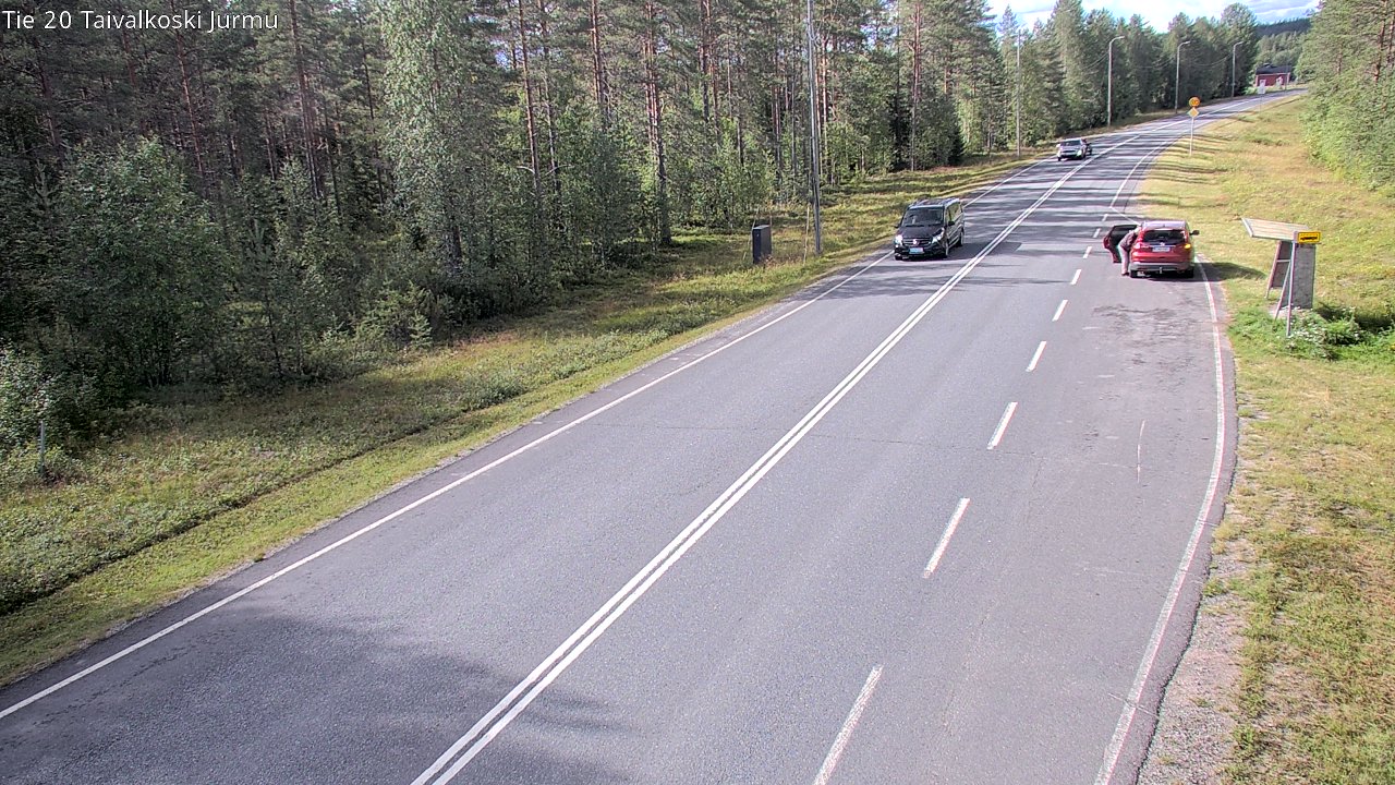 Weather Camera Image Väg 20 Taivalkoski, Jurmu, Taivalkoski, Pohjois-Pohjanmaa
