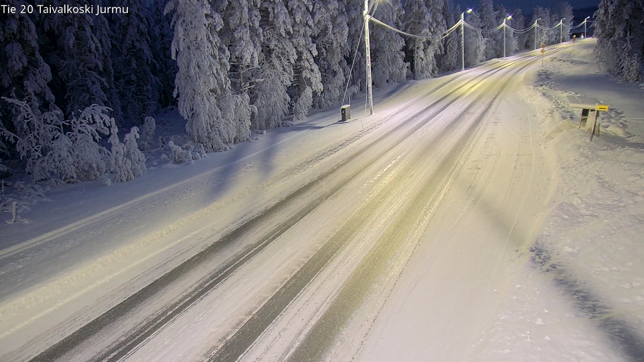 Kelikamerat Kuva Tie 20 Taivalkoski, Jurmu, Taivalkoski, Pohjois-Pohjanmaa
