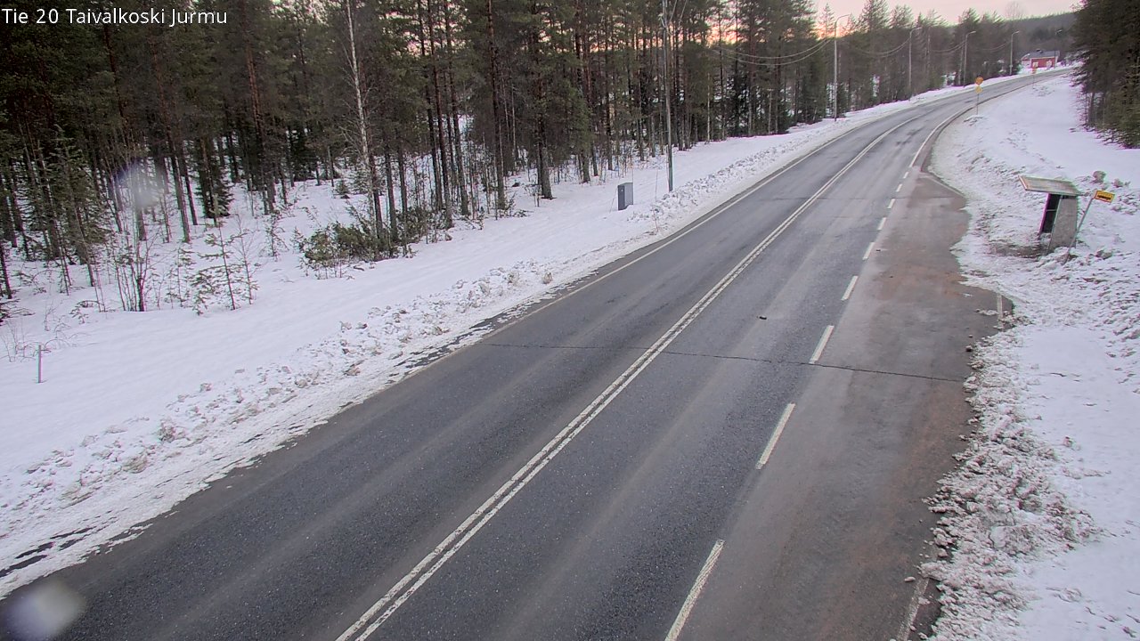 Kelikamerat Kuva Tie 20 Taivalkoski, Jurmu, Taivalkoski, Pohjois-Pohjanmaa
