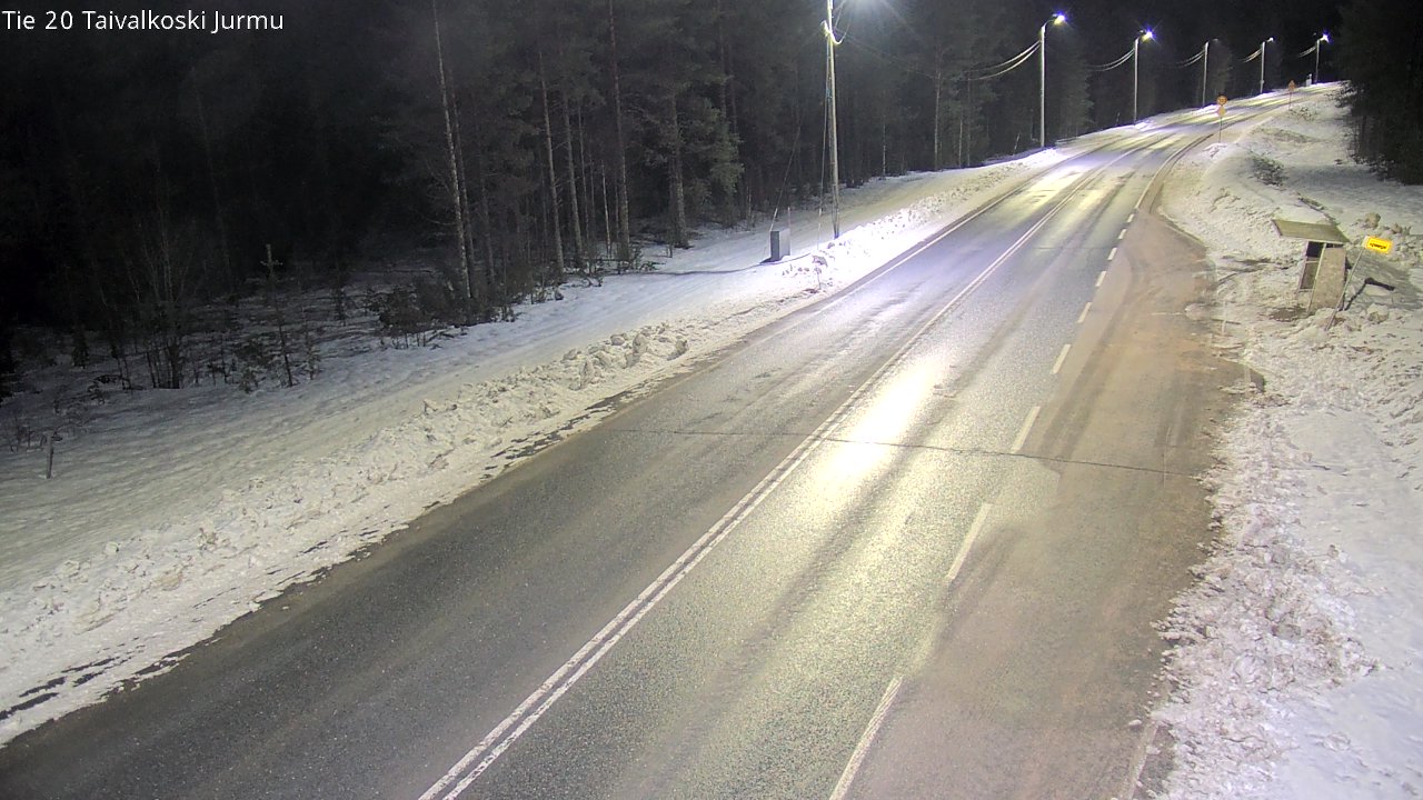 Kelikamerat Kuva Tie 20 Taivalkoski, Jurmu, Taivalkoski, Pohjois-Pohjanmaa