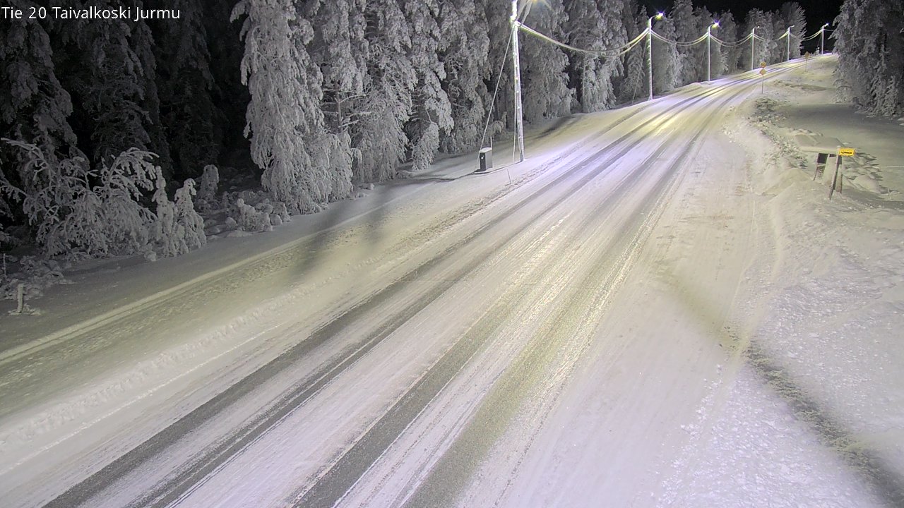 Kelikamerat Kuva Tie 20 Taivalkoski, Jurmu, Taivalkoski, Pohjois-Pohjanmaa