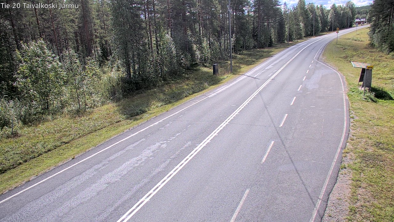 Weather Camera Image Väg 20 Taivalkoski, Jurmu, Taivalkoski, Pohjois-Pohjanmaa