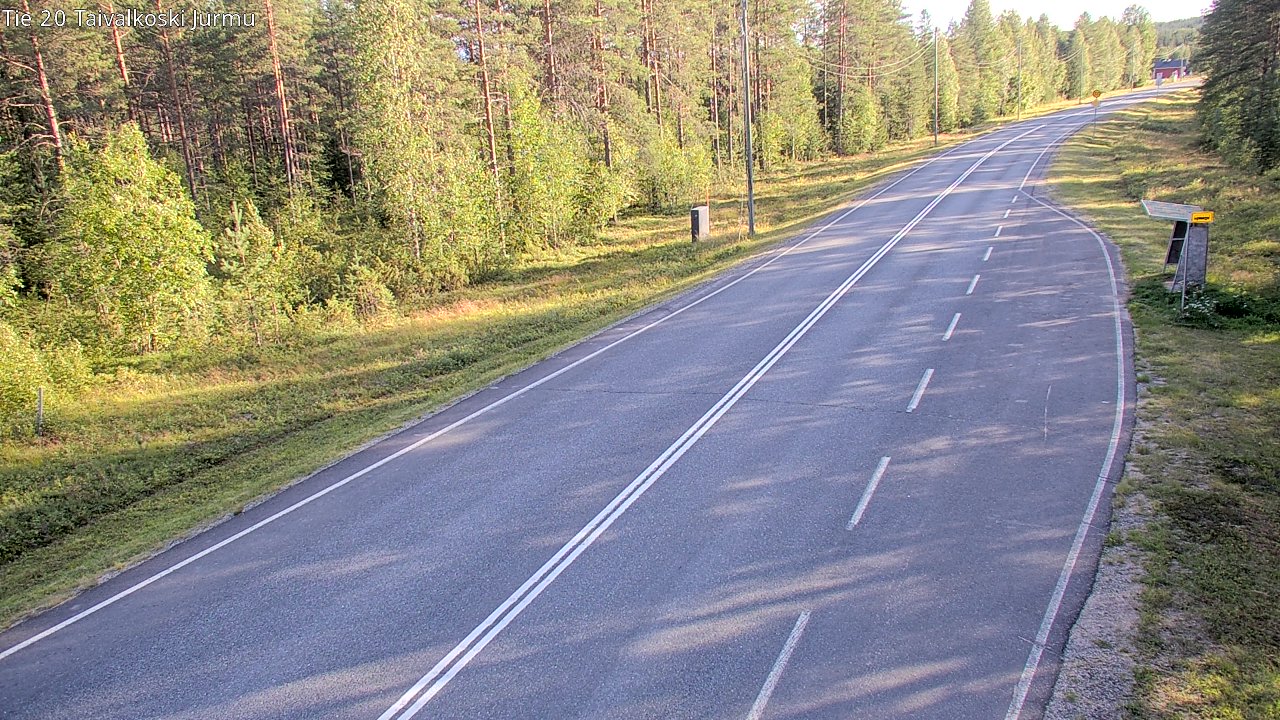 Kelikamerat Kuva Tie 20 Taivalkoski, Jurmu, Taivalkoski, Pohjois-Pohjanmaa