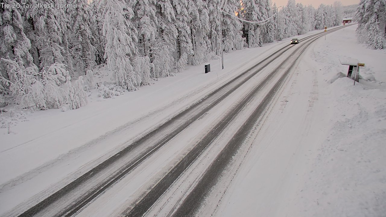 Kelikamerat Kuva Tie 20 Taivalkoski, Jurmu, Taivalkoski, Pohjois-Pohjanmaa