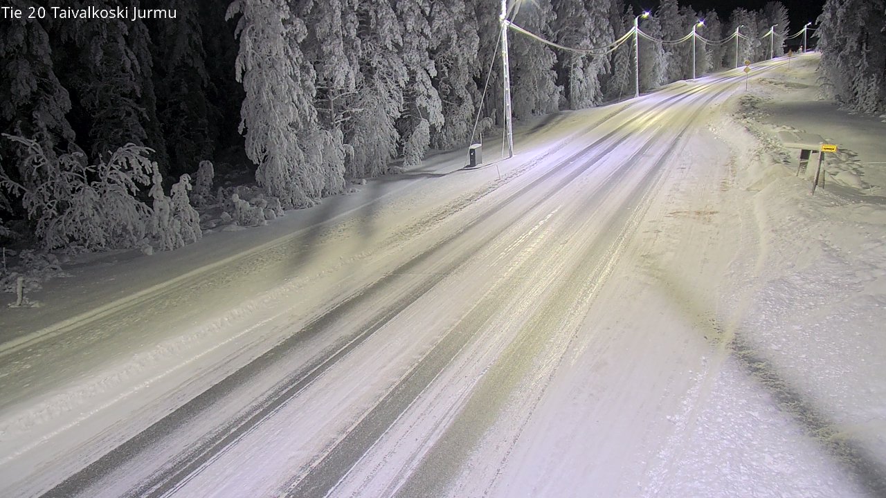 Kelikamerat Kuva Tie 20 Taivalkoski, Jurmu, Taivalkoski, Pohjois-Pohjanmaa