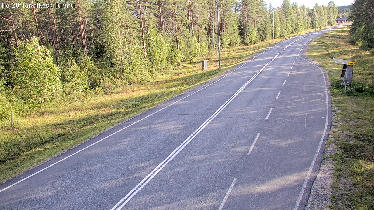 Kelikamerat Kuva Tie 20 Taivalkoski, Jurmu, Taivalkoski, Pohjois-Pohjanmaa