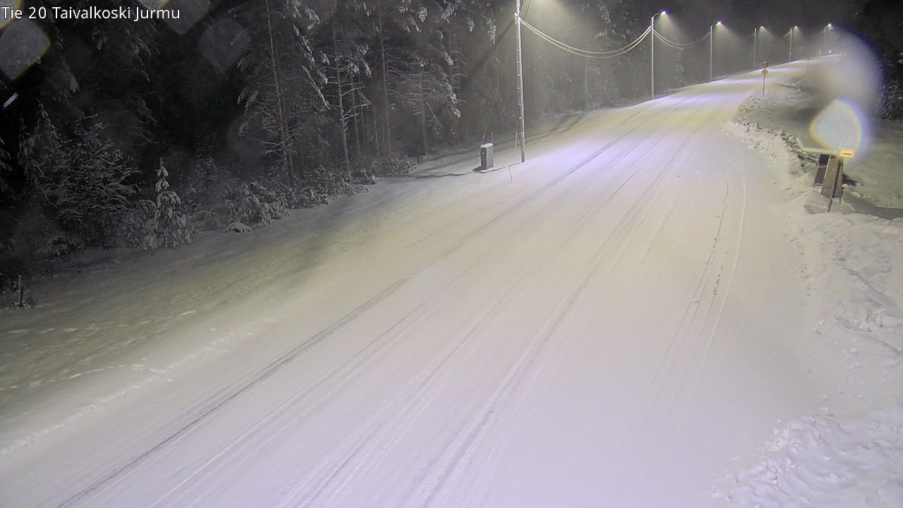 Kelikamerat Kuva Tie 20 Taivalkoski, Jurmu, Taivalkoski, Pohjois-Pohjanmaa