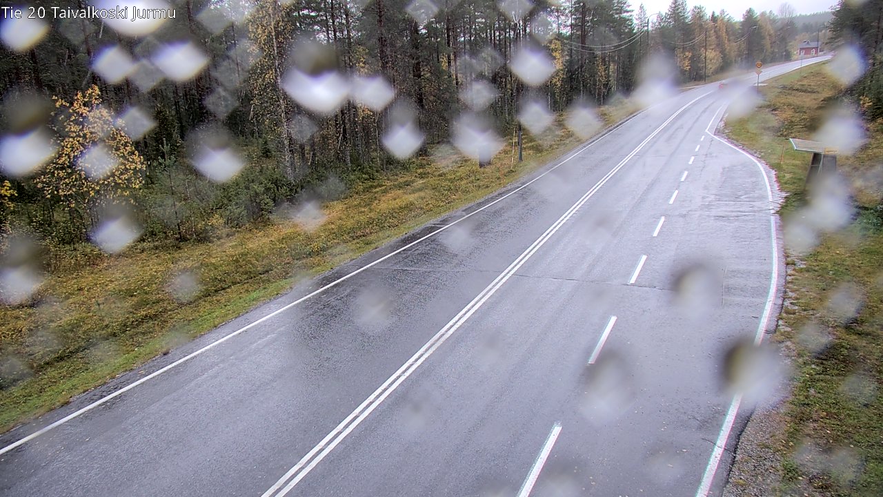 Weather Camera Image Väg 20 Taivalkoski, Jurmu, Taivalkoski, Pohjois-Pohjanmaa