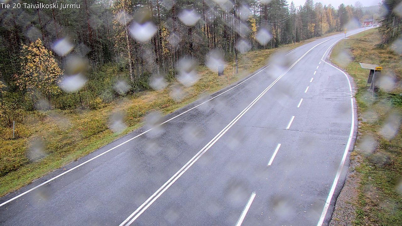 Weather Camera Image Road 20 Taivalkoski, Jurmu, Taivalkoski, Pohjois-Pohjanmaa