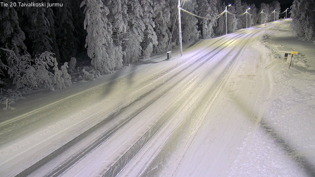 Kelikamerat Kuva Tie 20 Taivalkoski, Jurmu, Taivalkoski, Pohjois-Pohjanmaa