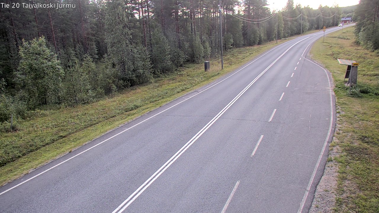 Kelikamerat Kuva Tie 20 Taivalkoski, Jurmu, Taivalkoski, Pohjois-Pohjanmaa