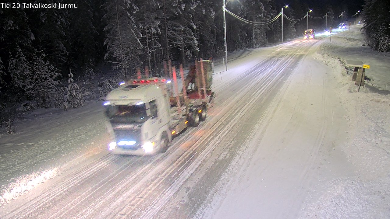 Kelikamerat Kuva Tie 20 Taivalkoski, Jurmu, Taivalkoski, Pohjois-Pohjanmaa
