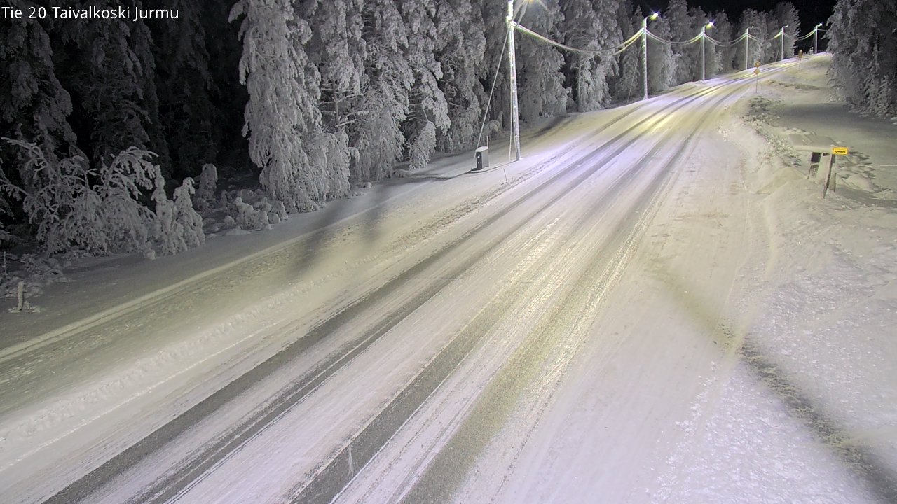 Kelikamerat Kuva Tie 20 Taivalkoski, Jurmu, Taivalkoski, Pohjois-Pohjanmaa