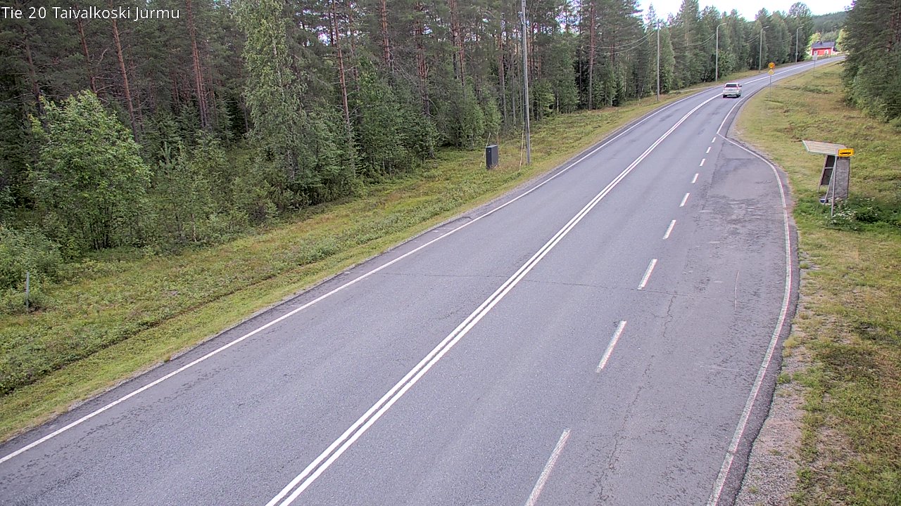 Kelikamerat Kuva Tie 20 Taivalkoski, Jurmu, Taivalkoski, Pohjois-Pohjanmaa