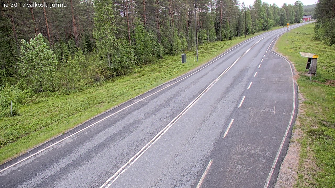 Kelikamerat Kuva Tie 20 Taivalkoski, Jurmu, Taivalkoski, Pohjois-Pohjanmaa