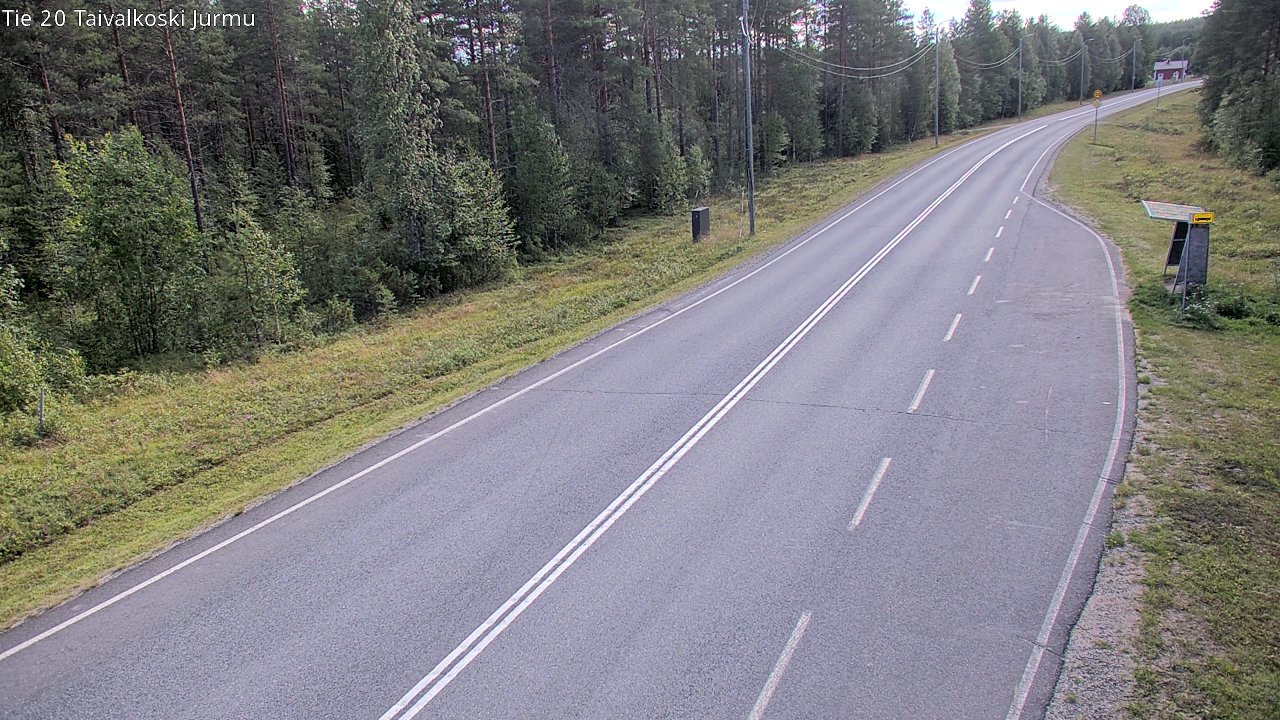 Kelikamerat Kuva Tie 20 Taivalkoski, Jurmu, Taivalkoski, Pohjois-Pohjanmaa