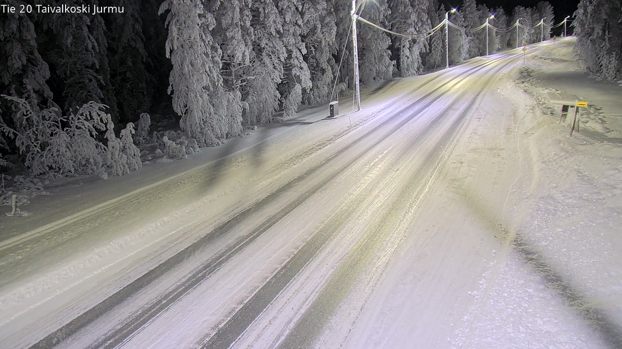 Kelikamerat Kuva Tie 20 Taivalkoski, Jurmu, Taivalkoski, Pohjois-Pohjanmaa