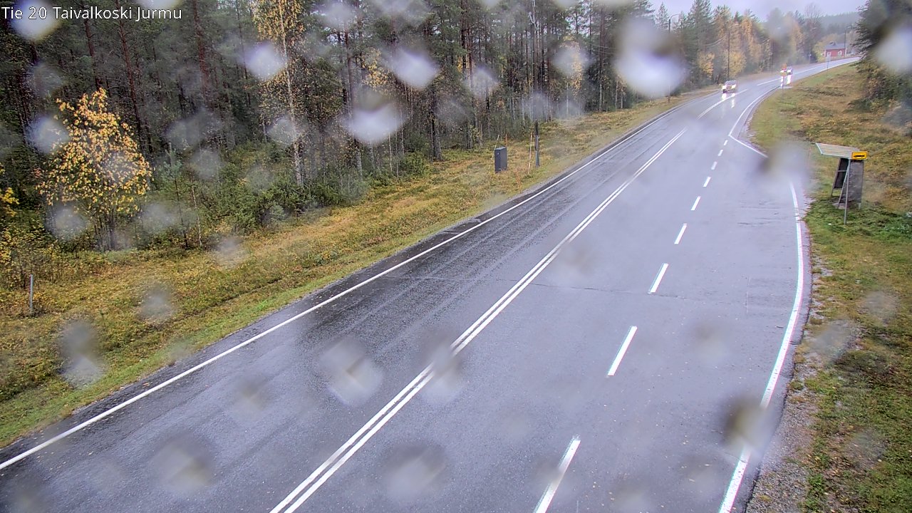 Weather Camera Image Väg 20 Taivalkoski, Jurmu, Taivalkoski, Pohjois-Pohjanmaa